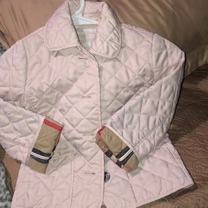 Burberry children lightweight quilt coat
